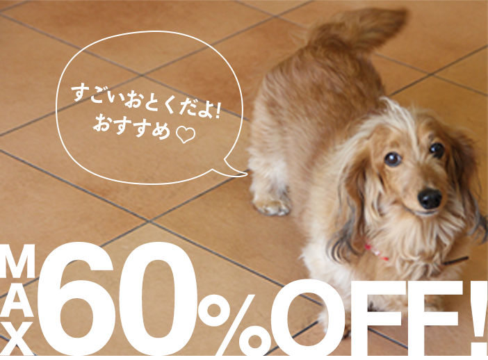 すごいおとくだよ！おすすめ MAX60%OFF!